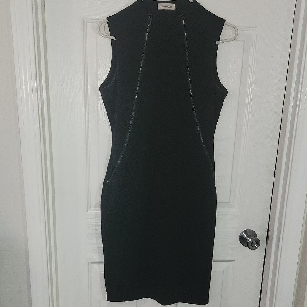 Calvin Klein Black Sleeveless Dress